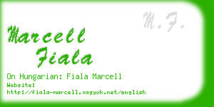 marcell fiala business card